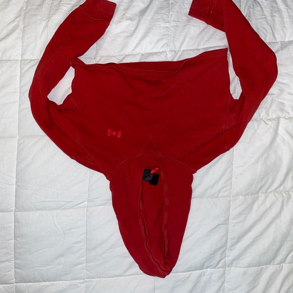 Team Canada All Yours Cropped Hoodie COC Logo - Picture 1 of 4